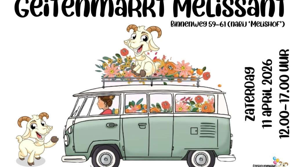 Geiten(voorjaars)markt in Melissant. De markt zal plaatsvinden op zaterdag 11 april a.s. van 12.00 tot 17.00 uur.