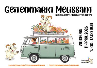 Geiten(voorjaars)markt in Melissant. De markt zal plaatsvinden op zaterdag 11 april a.s. van 12.00 tot 17.00 uur.